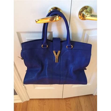 ysl cabas bag blue|Saint Laurent Y.